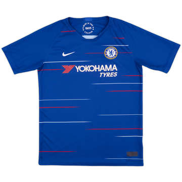 2018-19 Chelsea Home Shirt - 7/10 - (XL.Boys)
