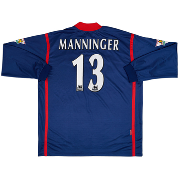 1998-99 Arsenal GK Shirt Manninger #13 - 8/10 - (XXL)