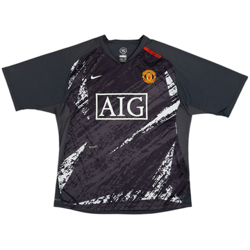 2007-08 Manchester United Nike Training Shirt - 5/10 - (L)