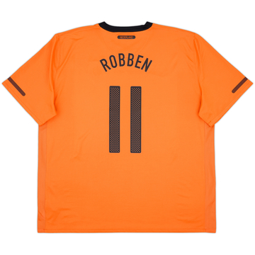2010-11 Netherlands Home Shirt Robben #11 - 9/10 - (XXL)