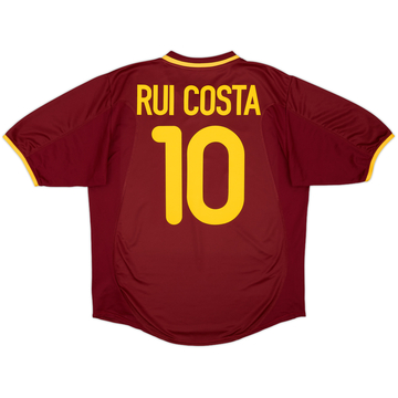 2000-02 Portugal Home Shirt Rui Costa #10 - 9/10 - (M)