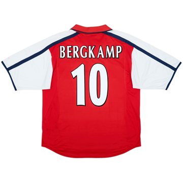 2000-02 Arsenal Home Shirt Bergkamp #10 - 6/10 - (L)