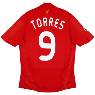 2008-10 Liverpool Home Shirt Torres #9 - 7/10 - (M)