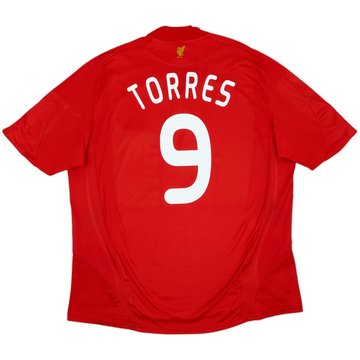 2008-10 Liverpool Home Shirt Torres #9 - 6/10 - (XXL)