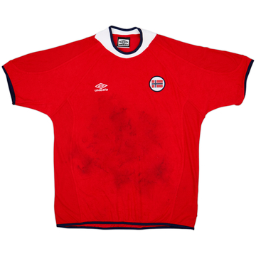 2000-02 Norway Home Shirt - 3/10 - (XL)