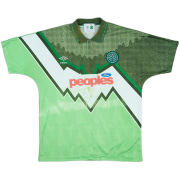 1991-92 Celtic Away Shirt - 4/10 - (XL)