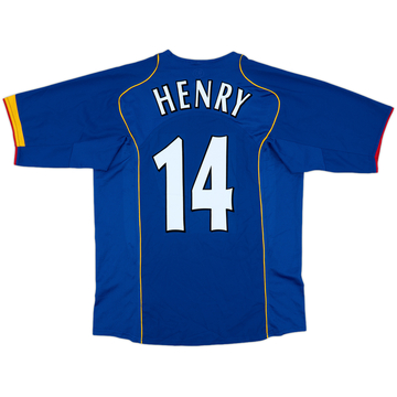 2004-06 Arsenal Away Shirt Henry #14 - 8/10 - (L)