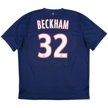 2012-13 Paris Saint-Germain Home Shirt Beckham #32 - 6/10 - (XL)