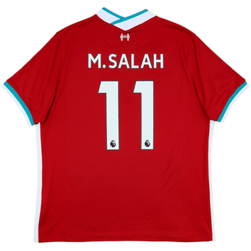 2020-21 Liverpool Home Shirt M.Salah #11 - 9/10 - (XL)