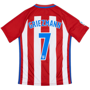 2016-17 Atletico Madrid Home Shirt Griezmann #7 - 7/10 - (S)