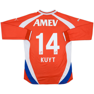 2001-02 Utrecht Home L/S Shirt Kuyt #14 - 6/10 - (XL)