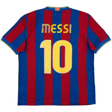 2009-10 Barcelona Home Shirt Messi #10 - 5/10 - (M)