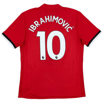 2017-18 Manchester United Home Shirt Ibrahimovic #10 - 6/10 - (M)