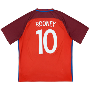 2016-17 England Away Shirt Rooney #10 - 6/10 - (XL)