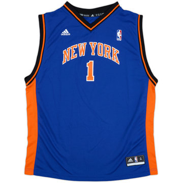 2010-12 New York Knicks Stoudemire #1 adidas Away Jersey - 9/10 - (XL.Boys)