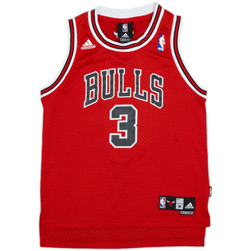2006-08 Chicago Bulls Wallace #3 adidas Swingman Away Jersey - 6/10 - (M.Boys)