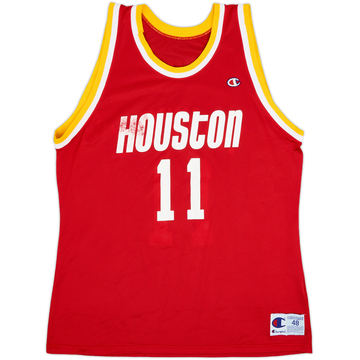 1990-95 Houston Rockets Maxwell #11 Champion Away Jersey - 6/10 - (XL)