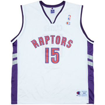1999-02 Toronto Raptors Carter #15 Champion Home Jersey - 9/10 - (L)