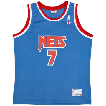 1991-95 New Jersey Nets Anderson #7 Champion Away Jersey - 5/10 - (XL)