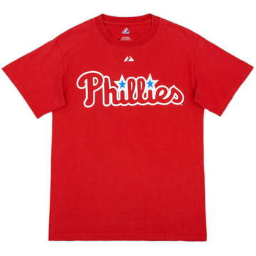 2008 Philadelphia Phillies Utley #26 Majestic Tee - 5/10 - (S)