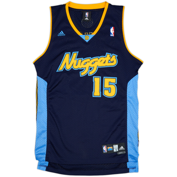 2006-10 Denver Nuggets Anthony #15 adidas Swingman Alternate Jersey - 8/10 - (S)