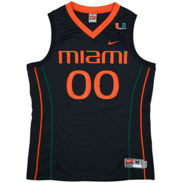 2007-09 Miami Hurricanes #00 Nike Alternate Jersey - 9/10 - (M)