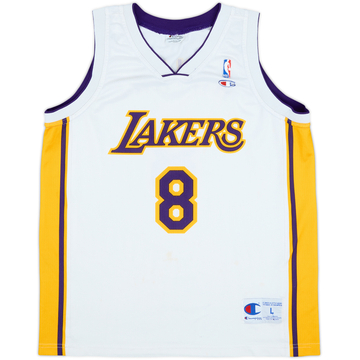 2002-06 LA Lakers Bryant #8 Champion Alternate Jersey - 7/10 - (L)