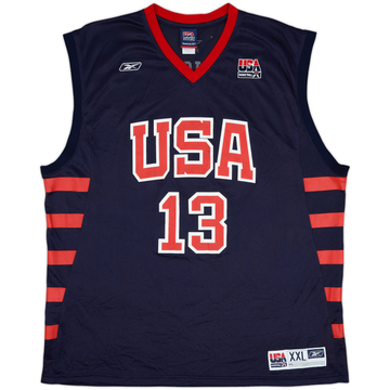 2004 USA Duncan #13 Reebok Away Jersey - 5/10 - (XXL)