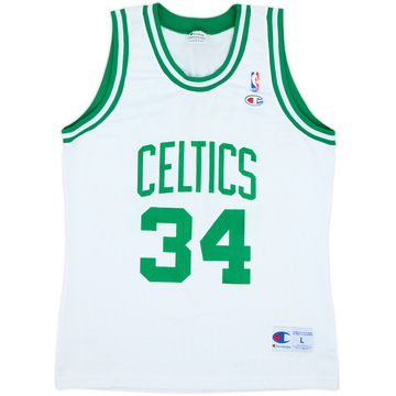 1998-06 Boston Celtics Pierce #34 Champion Home Jersey - 5/10 - (L)