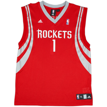 2006-10 Houston Rockets McGrady #1 adidas Away Jersey - 4/10 - (XL)