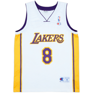 2002-06 LA Lakers Bryant #8 Champion Alternate Jersey - 9/10 - (S)