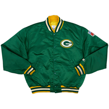 1980s Green Bay Packers Starter Satin Varsity Jacket - 6/10 - (L)