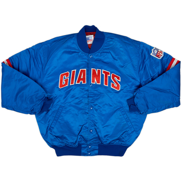 1980s New York Giants Starter Satin Varsity Jacket - 8/10 - (XL)