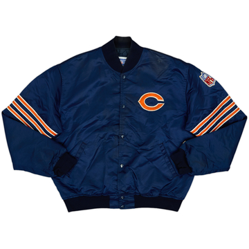 1980s Chicago Bears Starter Satin Varsity Jacket - 7/10 - (XL)