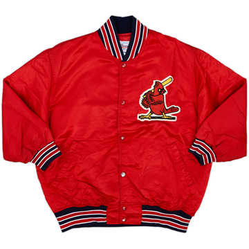 1980s St. Louis Cardinals Starter Satin Varsity Jacket - 7/10 - (L)