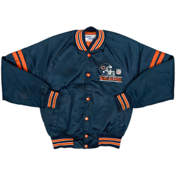 1990s Chicago Bears Chalk Line Satin Varsity Jacket - 7/10 - (M.Boys)