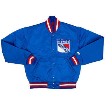 1980s New York Rangers Starter Satin Varsity Jacket - 8/10 - (S)