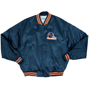 1990s Chicago Bears Chalk Line Satin Varsity Jacket - 7/10 - (XL)