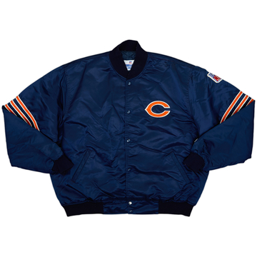 1980s Chicago Bears Starter Satin Varsity Jacket - 8/10 - (XXL)
