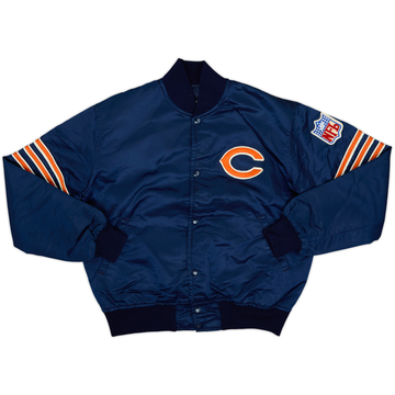 1980s Chicago Bears Starter Satin Varsity Jacket - 8/10 - (M)