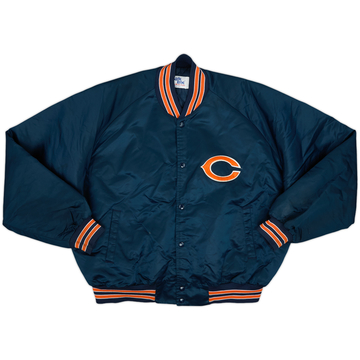 1990s Chicago Bears Chalk Line Satin Varsity Jacket - 8/10 - (XXL)