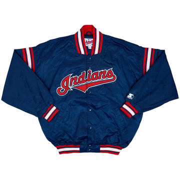 1990s Cleveland Indians Starter Satin Jacket - 9/10 - (XXL)