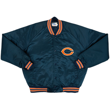 1990s Chicago Bears Chalk Line Satin Varsity Jacket - 8/10 - (L)