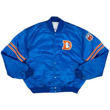 1980s Denver Broncos Starter Satin Varsity Jacket - 5/10 - (XL)
