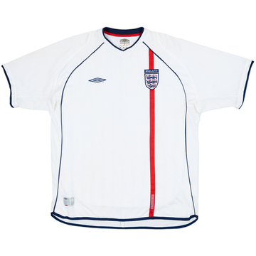 2001-03 England Home Shirt - 5/10 - (XXL)