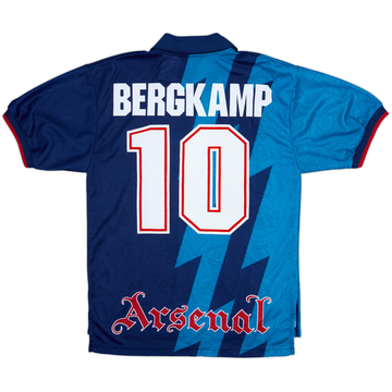 1995-96 Arsenal Away Shirt Bergkamp #10 - 8/10 - (S)