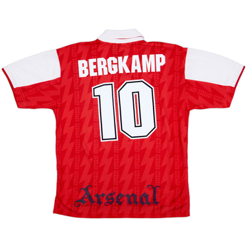 1994-96 Arsenal Home Shirt Bergkamp #10 - 6/10 - (XXL)