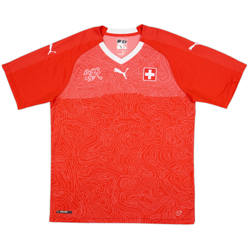 2018-20 Switzerland Home Shirt - 8/10 - (L)