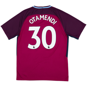 2017-18 Manchester City Away Shirt Otamendi #30 - 6/10 - (L)