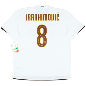 2008-09 Inter Milan Away Shirt Ibrahimovic #8 (XXL)